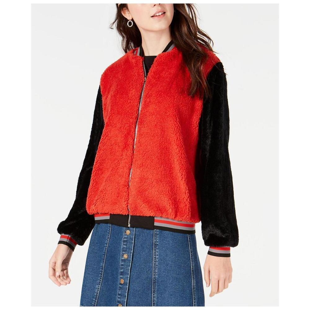 Gypsies & Moondust Juniors Striped Bomber Jacket Size XL